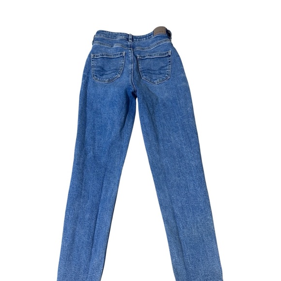 American Eagle Outfitters Blue Skinny Jeans Distressed - Picture 3 of 6